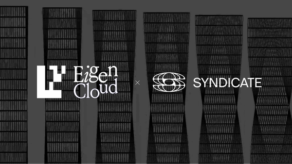 Syndicate and EigenCloud Partner to Horizontally Scale Ethereum and Decentralize Sequencers